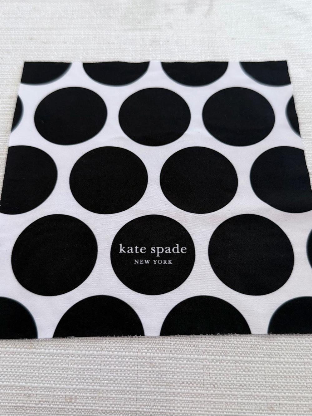 kate spade Green and Black Eyeglass Case with polka dot cloth - Picture 4 of 8